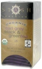 Stash Organic Earl Grey Black & Green Tea 