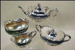 Silver Teapot and Accessories