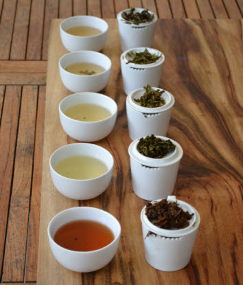 Different teas impart different liquor colour