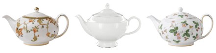 Three Little Wedgwood Teapots Three Little Wedgwood Teapots