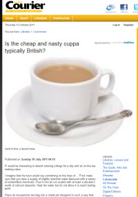 Courier: Nasty Cuppa? Courier: Nasty Cuppa?