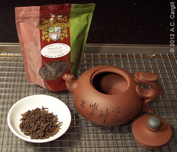 Make-shift teaboat setup