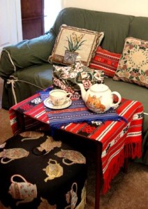 All ready to serve the morning’s tea.