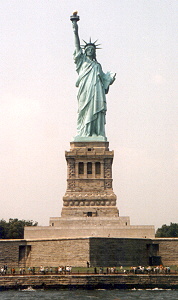 See the Statue of Liberty and then stop in The Russian Tea Room!