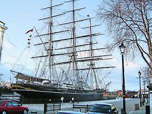 Cutty Sark in dock, Greenwich - January 2005 Cutty Sark in dock, Greenwich - January 2005