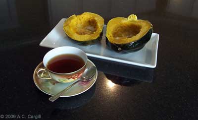 Is that baked squash with butter and garlic interfering with your tea enjoyment?