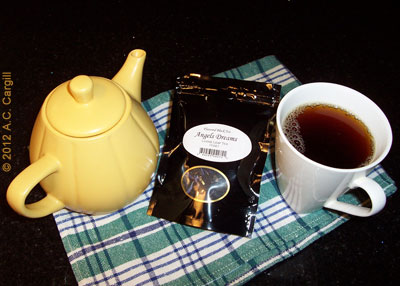 Angel's Dream — a flavored tea that still lets the tea taste come through! Angel's Dream — a flavored tea that still lets the tea taste come through!