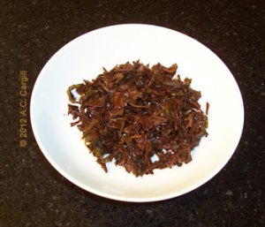 The leaves after steeping tell the story of quality! The leaves after steeping tell the story of quality!