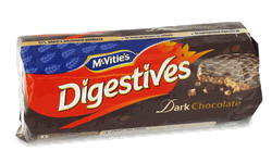 McVities Plain Chocolate Digestives (Photo source: The English Tea Store)