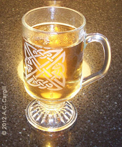 Gorgeous color in the cup! The artist in me has come over the years to appreciate this visual appeal at least as much as the taste. (Photo source: A.C. Cargill, all rights reserved)