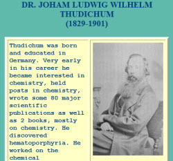 Dr. Thudichum (Photo source: screen capture from site)