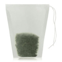 Drawstring Tea Filters filled (Photo source: The English Tea Store)