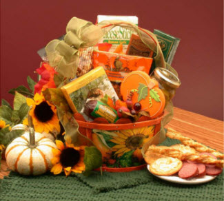 Fall Harvest Snacker Gift Basket (Photo source: The English Tea Store) Fall Harvest Snacker Gift Basket (Photo source: The English Tea Store)
