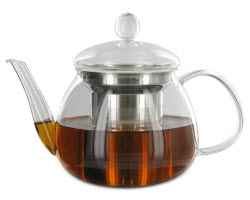 The Petit Teapot — glass is great for achieving that twinkly quality. (Photo source: The English Tea Store)