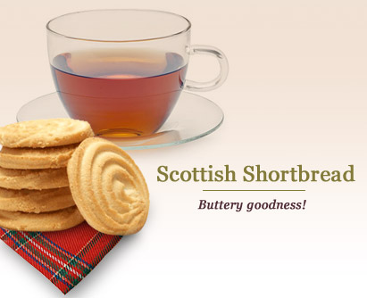 You tread dangerously when interrupting a tea drinker enjoying Scottish Shortbread! (Photo source: The English Tea Store) You tread dangerously when interrupting a tea drinker enjoying Scottish Shortbread! (Photo source: The English Tea Store)