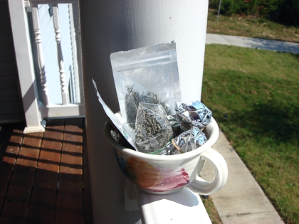 Online or off, a tea swap is a tea-rrific way to sample and share teas. (Photo source: article author)