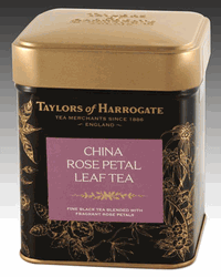Taylors of Harrogate China Rose Petal Tea (Photo source: The English Tea Store)