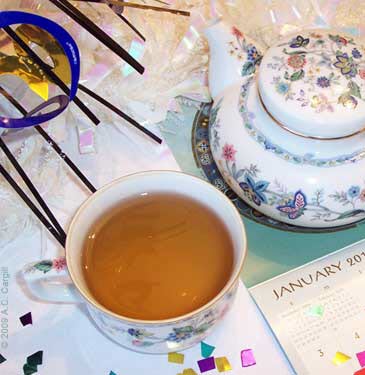 May your New Year be full of tea! (Photo source: A.C. Cargill, all rights reserved)