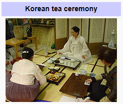 Korean tea ceremony from Wikipedia (Photo source: screen capture from site)