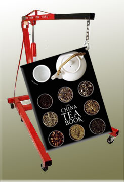 The China Tea Book - it doesn't take a village, just an engine hoist! (stock images) The China Tea Book - it doesn't take a village, just an engine hoist! (stock images)