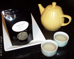 A bit of a light tea like Dragon Pearls will put a lift in your Easter tea time! (Photo source: A.C. Cargill, all rights reserved)