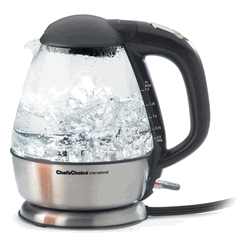 Chefs Choice Cordless Electric 680 Glass Kettle