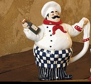 Chef Leeabaldi Ceramic Teapot (actually, he’s kinda cute!) (Yahoo! Images)