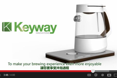 Leaf from Keyway Innovations seeks funding through Indiegogo website. (screen capture from PR video)