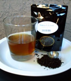 Giving the English Tea Store's Nonsuch Estate Nilgiri a try. (photo by William I. Lengeman, III - all rights reserved)