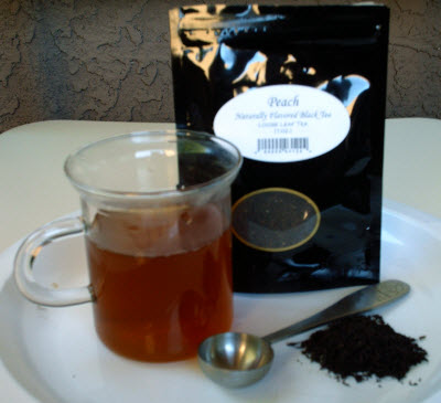 Tea Review - English Tea Store Peach Black Tea (photo by William I. Lengeman, III, all rights reserved)