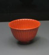 Chawan imitating red lacquerware from the British Museum (photo by Elise Nuding, all rights reserved)