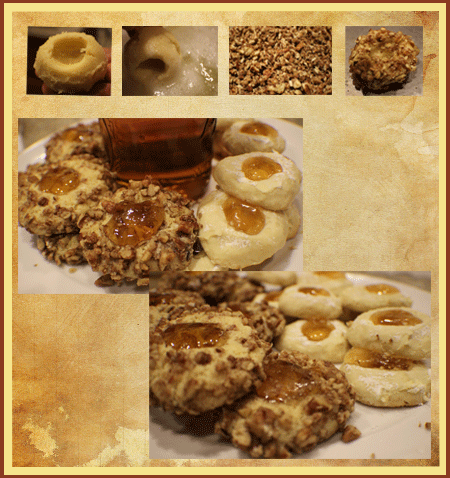Tea Jam Thumbprint Cookies (photo by Janet Sanchez, all rights reserved)