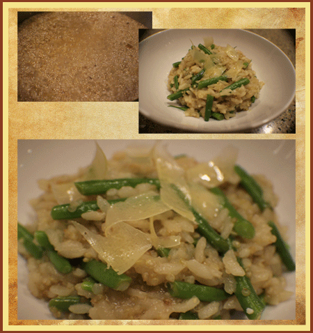 Green Tea and Green Bean Quinoa Risotto (photo by Janet Sanchez, all rights reserved)
