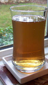 White tea in a glass (Photo by A.C. Cargill, all rights reserved)