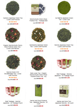 Japanese green teas (ETS images)