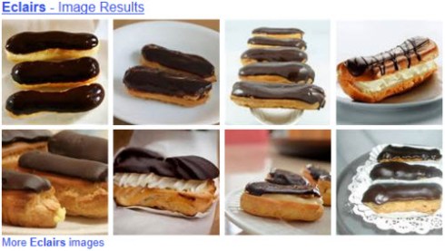Chocolate éclairs at tea time are a sure sign of “going French.” (Image via Yahoo! Images)