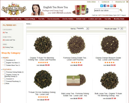 English Tea Store brand Oolong Teas (ETS image)