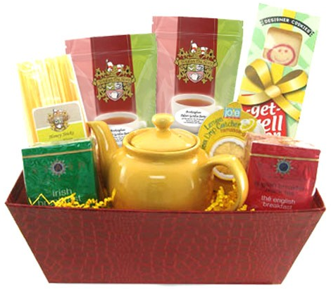 Just What The Doctor Ordered - Get Well Tea Gift Basket (ETS Image)