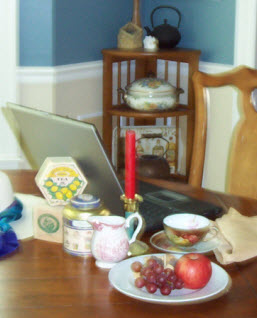 That fancy tearoom is also hard to pull out your laptop and work in. (Photo by A.C. Cargill, all rights reserved)