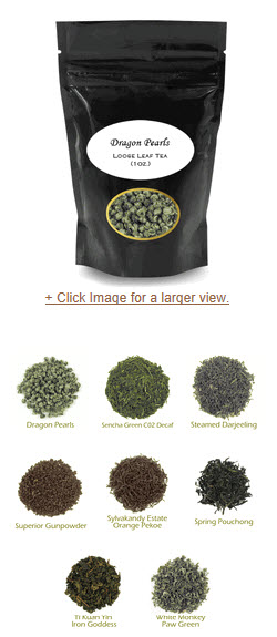 Green Tea Sampler - chock full of memory enhancers? Hope so! (ETS image)
