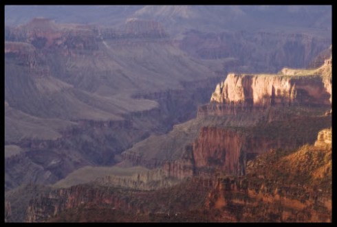 The Grand Canyon - a great hiking spot but not a tea room in sight! (photo by A.C. Cargill, used with permission)