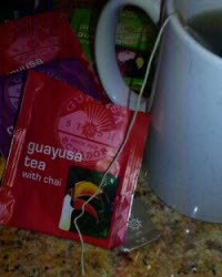 Guayusa tea with chai (Screen capture from Twitter)
