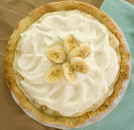 Banana cream pie with caramel (screen capture from site)