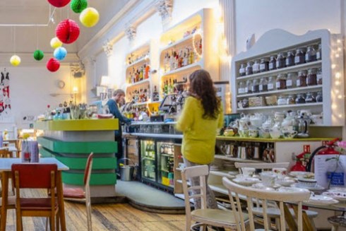 Interior of Drink, Shop & Do - party time! (photo from their web site)