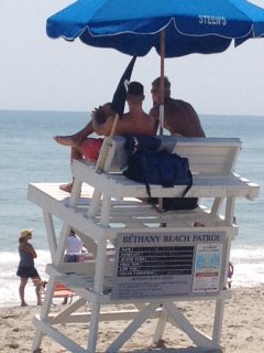 Lifeguards at Bethany Beach Delaware (via Yahoo! Images)