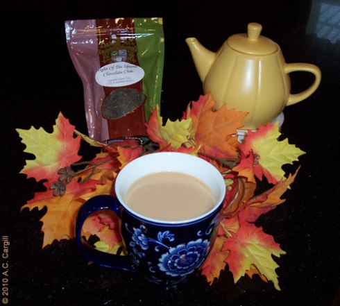 A spiced chai is a great substitute for coffee, especially if you like milk in your coffee. (Photo by A.C. Cargill, all rights reserved)